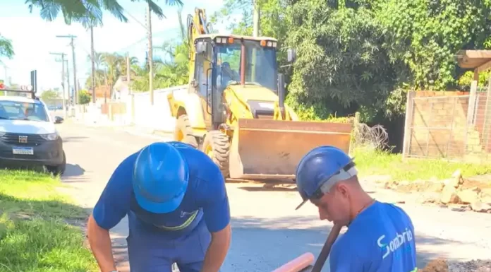 Obras da Sombrio Saneamento avançam e ampliam qualidade de vida no bairro Raizeira