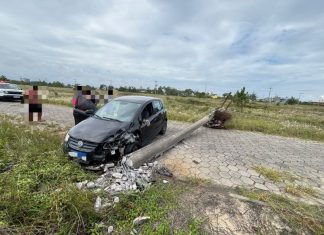 Ex persegue, ameaça, envolve sobrinho nas intimidações e mulher sofre acidente ao tentar fugir em Passo de Torres