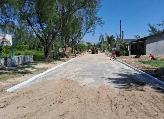 Balneário Gaivota: Pavimentação da Rua Isaac no bairro Lagoinha tem primeiro trecho concluído