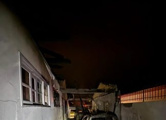 Incêndio destrói residência no Centro de Turvo durante a madrugada