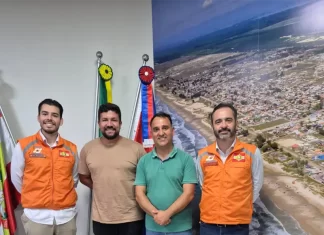 Gaivota recebe visita técnica da Defesa Civil Estadual