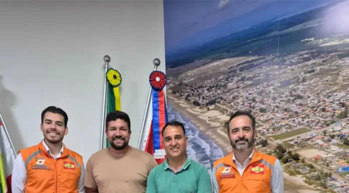 Gaivota recebe visita técnica da Defesa Civil Estadual