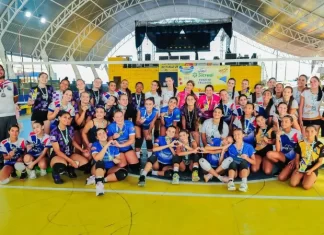 Torneio de vôlei sub-15 feminino taça Sicredi movimenta Balneário Arroio do Silva