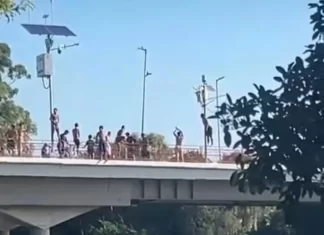 Jovem desaparece após pular de ponte no Rio Araranguá