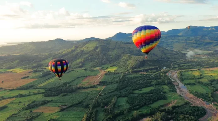 Praia Grande recebe representantes da Anac durante Festival de Balonismo