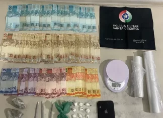 Tráfico de drogas termina em prisão em Santa Rosa do Sul