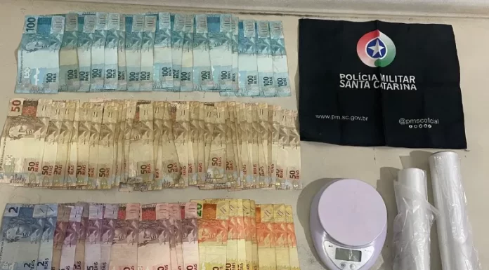 Tráfico de drogas termina em prisão em Santa Rosa do Sul