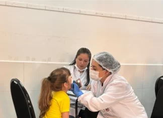 Sombrio participa de ação nacional de Saúde Bucal em escola municipal