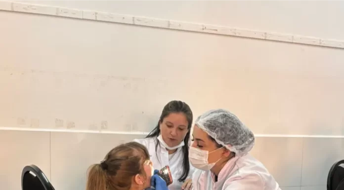 Sombrio participa de ação nacional de Saúde Bucal em escola municipal