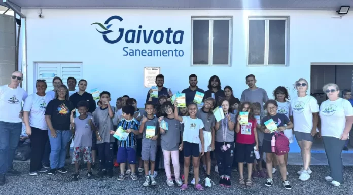 Gaivota Saneamento celebra Semana da Água com mais de 60 alunos na Estação de Tratamento