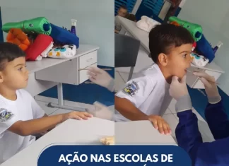Ação de saúde bucal mobiliza unidades de saúde e escolas em Araranguá