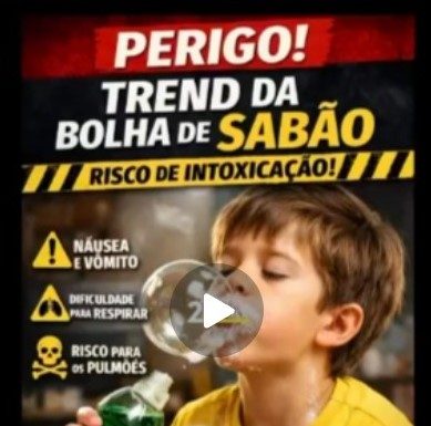 Trend de “fazer bolhas com a boca” acende alerta após casos de intoxicação na região