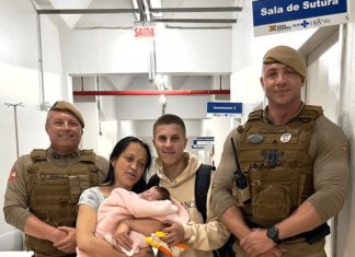 Policiais salvam bebê de oito dias após engasgamento em Maracajá