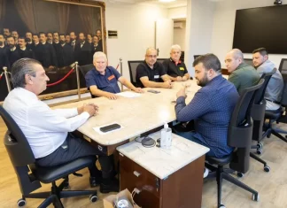 Prefeito Jorge Freitas realiza sua primeira visita ao presidente da Alesc após assumir a prefeitura de Balneário Arroio do Silva