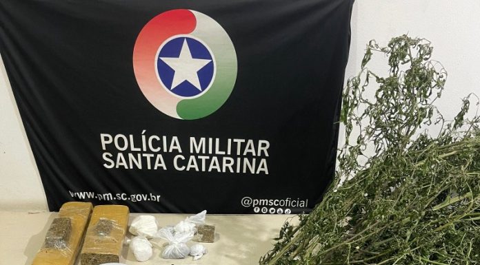 Tráfico de drogas termina com prisão após tentativa de fuga em Balneário Gaivota