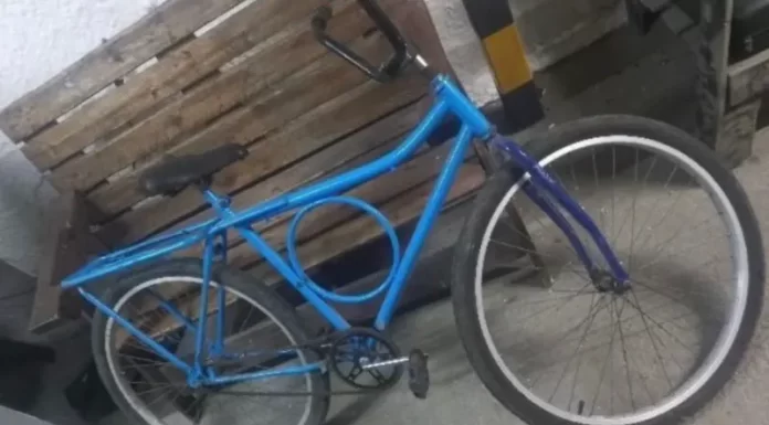 Suspeito foge da polícia e abandona bicicleta possivelmente ligada a furtos em Araranguá