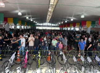 Passeio Ciclístico de Turvo promove manhã de integração e muitos prêmios