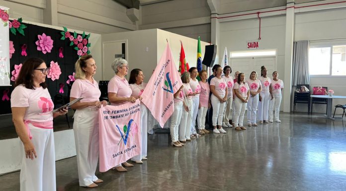 Presidente estadual visita Rede Feminina de Combate ao Câncer de Balneário Arroio do Silva