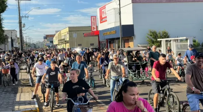Passeio Ciclístico de Turvo celebra o Dia do Trabalhador com grande participação