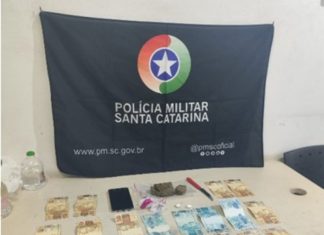 Polícia Militar prende suspeito por tráfico de drogas em Turvo