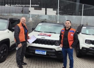Defesa Civil de Praia Grande é contemplada com viatura 4×4 e novos equipamentos