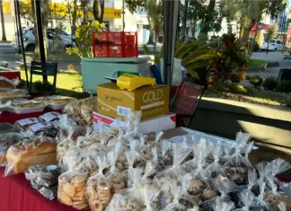 Hoje é dia de feira na Praça Hercílio Luz em Araranguá