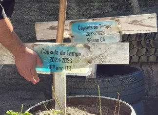 Projeto Cápsula do Tempo é realizado em Balneário Arroio do Silva