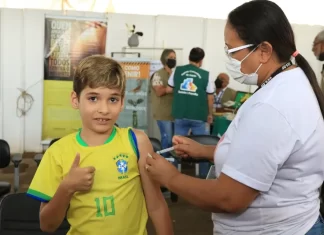 Balneário Gaivota promove Dia D de Vacinação em clima de Copa do Mundo