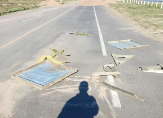 Vandalismo e destruição de sinalização nas obras da Rodovia Caminhos do Mar
