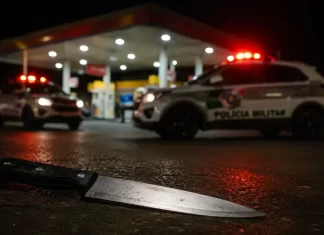 Tentativa de homicídio em posto de combustíveis em Araranguá