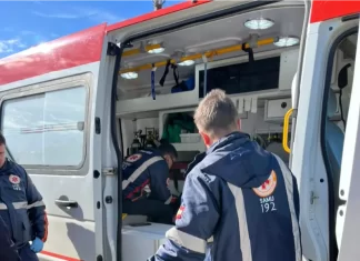 Criança de 2 anos é resgatada pelo SAER após cair de ponte em Forquilhinha