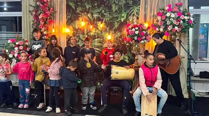 Confraternização celebra o Projeto Afetos em escola de Balneário Gaivota