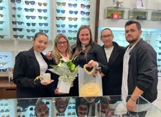 Ótica Paloma celebra 41 anos de história ao lado de clientes, amigos e parceiros em Sombrio
