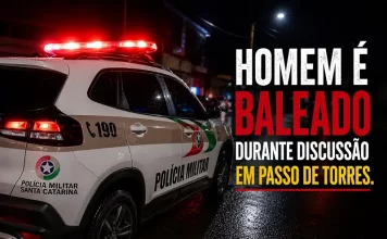 Homem é baleado durante discussão em Passo de Torres