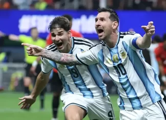 Argentina vira sobre o Egito, vence por 3 a 2 e avança às quartas de final