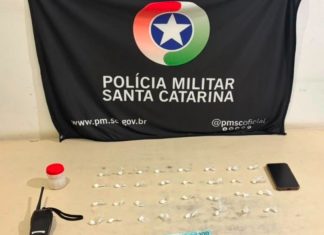PM apreende cocaína e adolescente é conduzido por ato infracional análogo ao tráfico de drogas em Passo de Torres